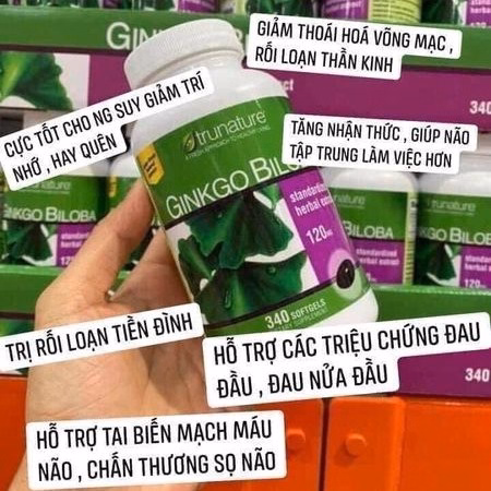 Viên Uống Bổ Não Mỹ 340 Viên - Trunature - Ảnh 2