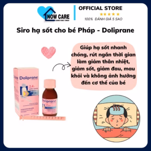 Siro Hạ Sốt Cho Bé Pháp - Doliprane