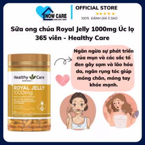 Sữa Ong Chúa Úc Lọ 365 Viên - Healthy Care