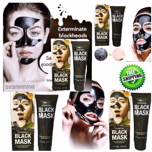 Mặt Nạ Lột Mụn Than Tre Black Mask Charcoal 120G - Gdn - Ảnh 4