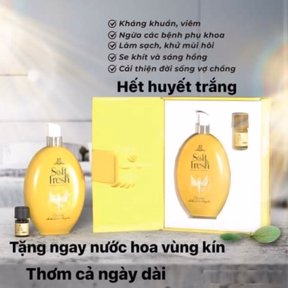 Dung Dịch Vệ Sinh Phụ Nữ Soft Fresh - Đông Anh Collagen X3 Kt1-Gdn - Ảnh 2