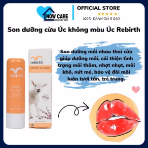 Son Dưỡng Cừu Úc Không Màu Pháp - Rebirth