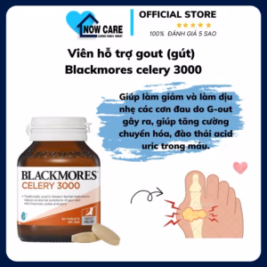 Viên Hỗ Trợ Gout (Gút) Blackmores Celery 3000