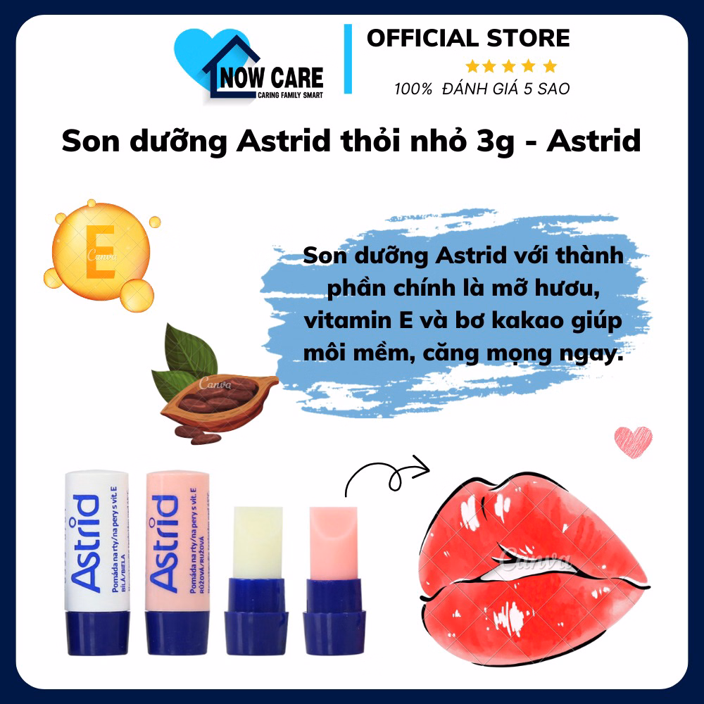 Son Dưỡng Astrid Thỏi Nhỏ 3G - Astrid