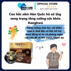 Cao Hắc Sâm Hàn Quốc Hũ Sứ 1Kg Sang Trọng Tăng Cường Sức Khỏe - Kanghwa