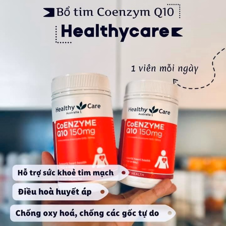 Viên Uống Bổ Tim Coenzym Q10 Úc - Healthy Care - Ảnh 6