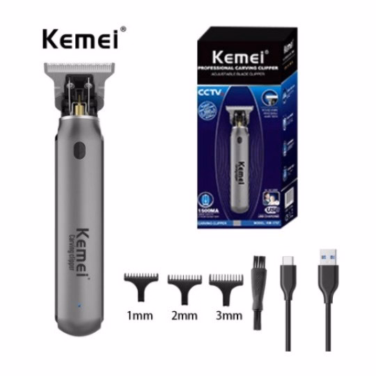 Tông Đơ Cắt Tóc Chắn Viền Kemei Km-1757 - Gdn - Ảnh 3