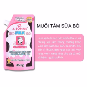 Muối Tắm Sữa Bò Tẩy Tế Bào Chết A Bonne Spa Milk Salt Thái Lan 350Gr - Milk