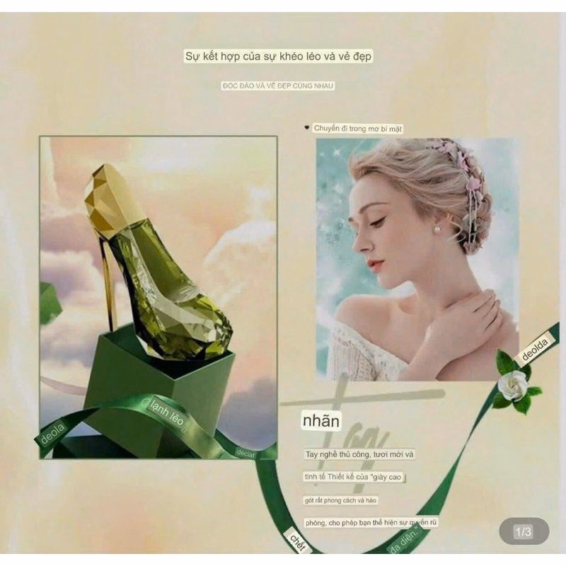 Nước Hoa Nữ Quốc Ngọc Lục Bảo Thiết Kế Độc Lạ, Hương Quyến Rũ Siêu Sang - Su - Ảnh 5