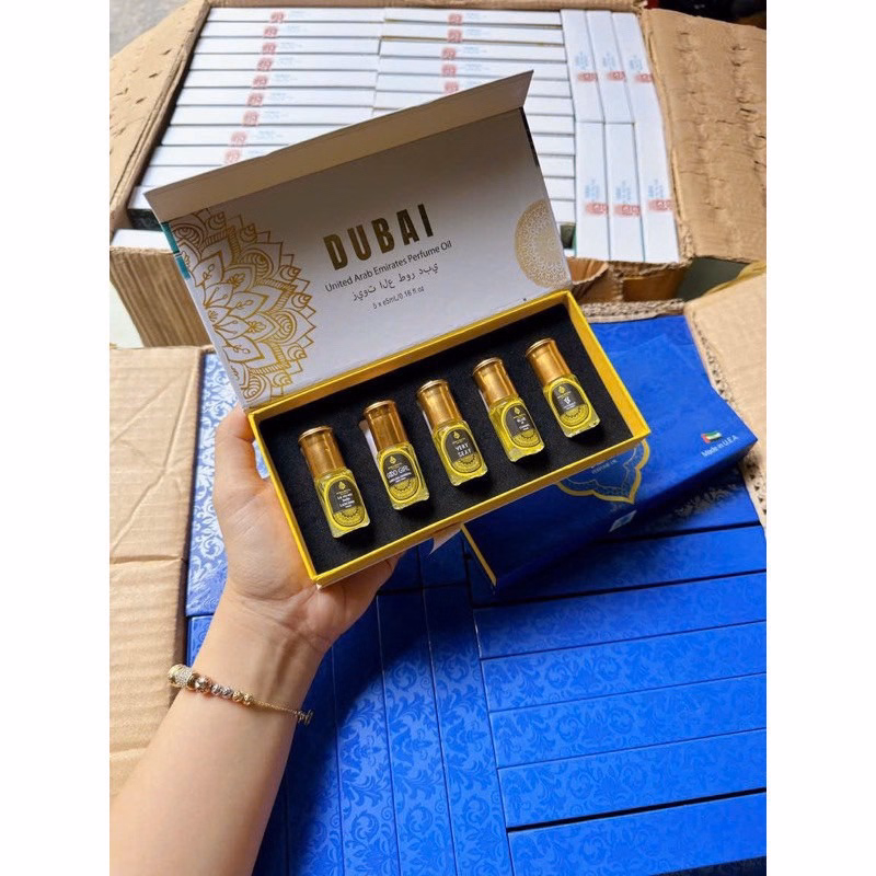 Set 5 Chai Tinh Dầu Nước Hoa Dubai Lưu Hương 4-6 Tiếng - Su - Ảnh 3