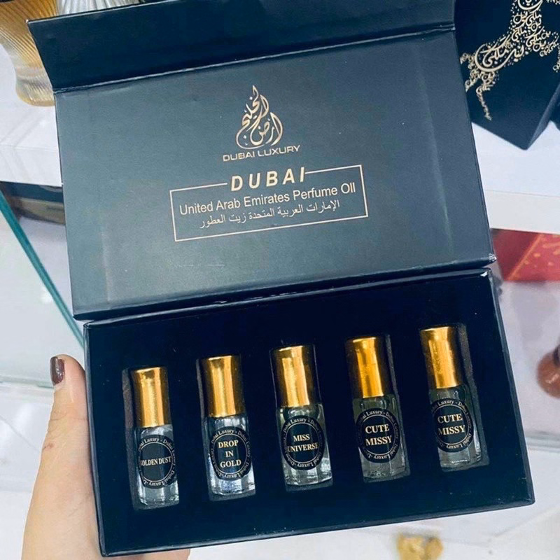 Set 5 Chai Tinh Dầu Nước Hoa Dubai Lưu Hương 4-6 Tiếng - Su - Ảnh 2