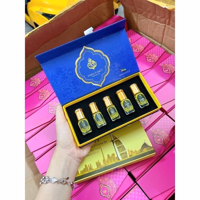 Set 5 Chai Tinh Dầu Nước Hoa Dubai Lưu Hương 4-6 Tiếng - Su - Ảnh 12