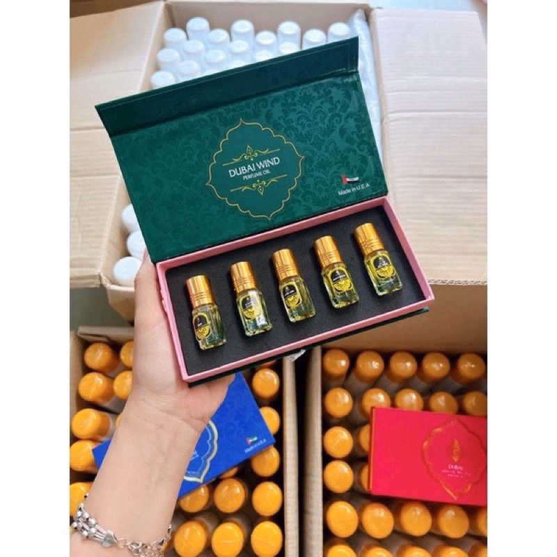 Set 5 Chai Tinh Dầu Nước Hoa Dubai Lưu Hương 4-6 Tiếng - Su - Ảnh 7