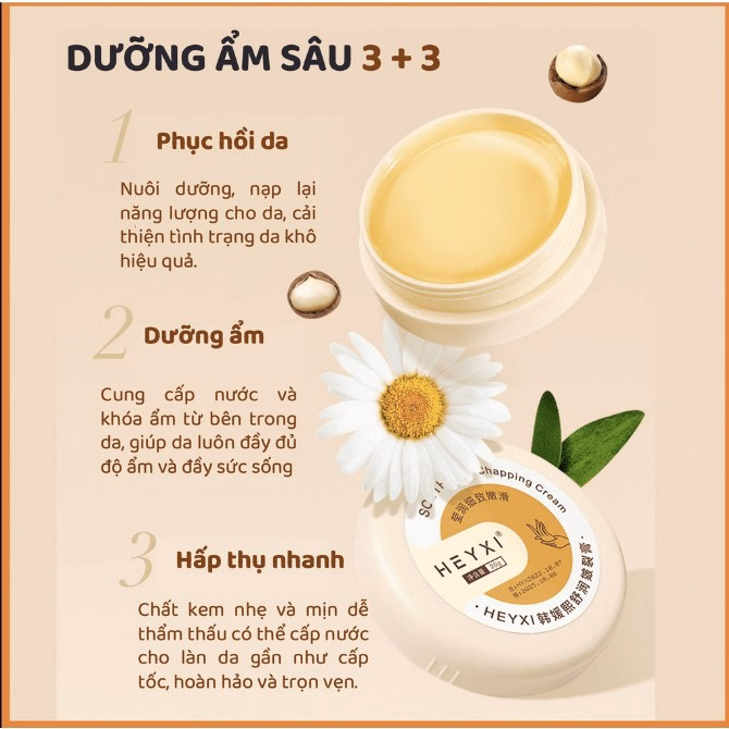 Kem Dưỡng Ẩm Chống Nứt Nẻ Da Hanboli Heyxi 20G - Be Yourself - Ảnh 3