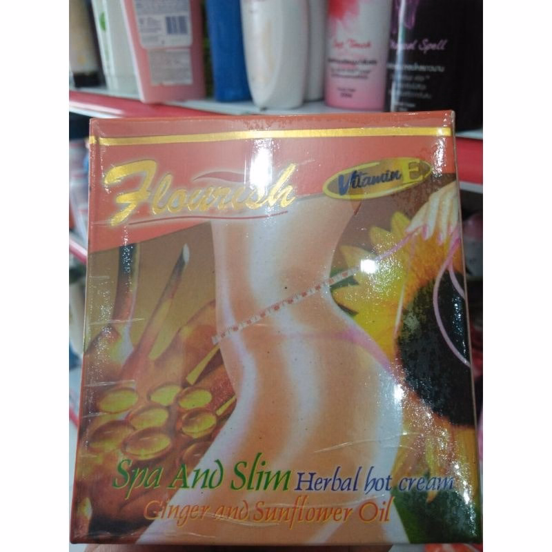 Kem Massage Tan Mỡ Bụng Gừng Ớt Flourish Vitamin E Chuẩn Hàng Thái Lan Chính Hãng - Be Yourself - Ảnh 5