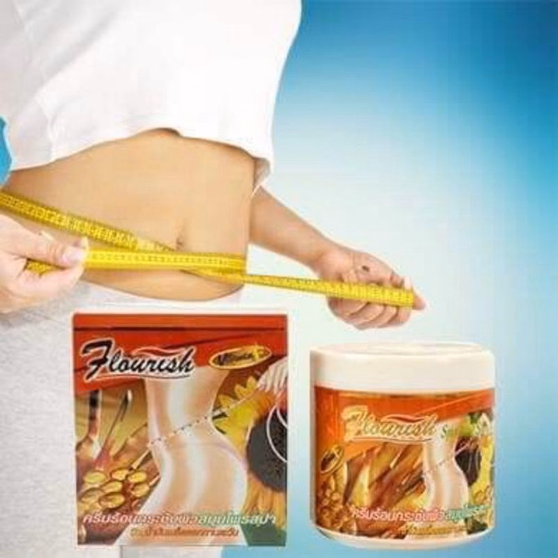 Kem Massage Tan Mỡ Bụng Gừng Ớt Flourish Vitamin E Chuẩn Hàng Thái Lan Chính Hãng - Be Yourself - Ảnh 3