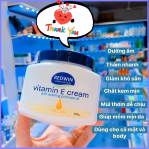 Kem Dưỡng Ẩm Mềm Min Redwin Vitamin E Cream Úc 300G - Su