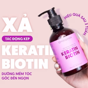 Dầu Xả Tóc Biotin & Keratin 4% Siêu Tăng Cường Mọc Tóc, Dưỡng Mềm, Ngừa Rụng 240Ml-Milaganics