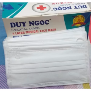 Khẩu Trang Duy Ngọc 4 Lớp Kháng Khuẩn, Hộp 50 Chiếc- Haanh