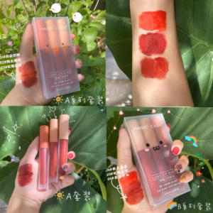 Set 3 Son Môi Kem Lì , Dưỡng Môi Hudapro Siêu Xinh Kt1- Gdn