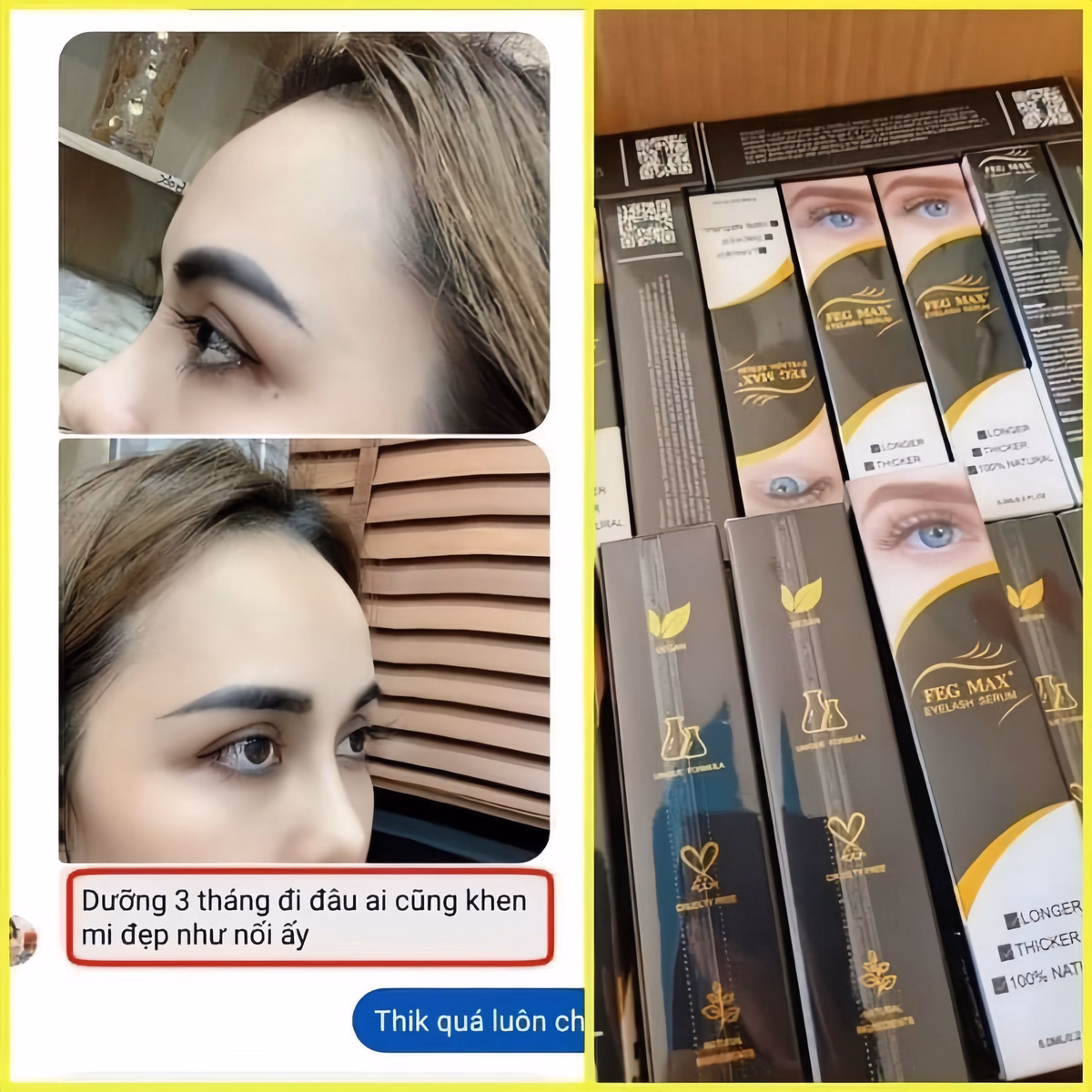Dưỡng Mi Feg Max Ngày Đêm 2In1 - Bản Cải Tiến Mi Dài Và Dày Siêu Hiệu Quả - Mỹ Phẩm 24H - Ảnh 9