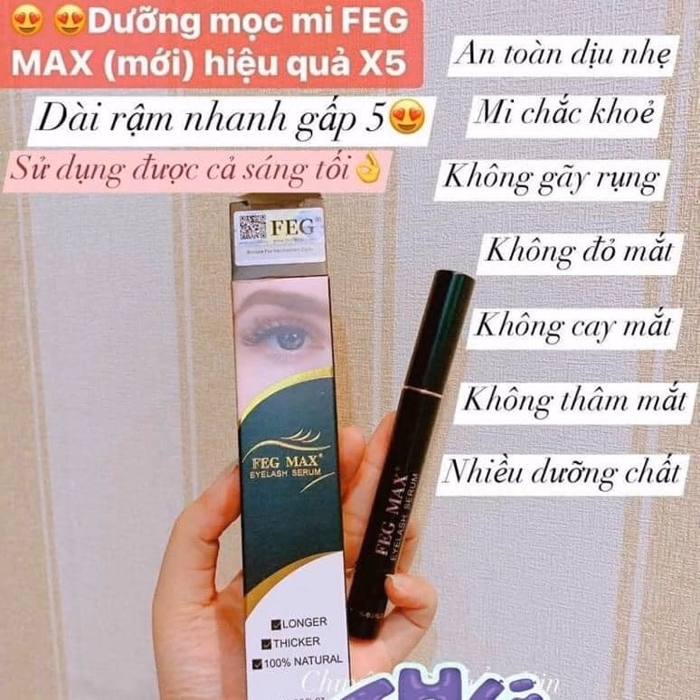 Dưỡng Mi Feg Max Ngày Đêm 2In1 - Bản Cải Tiến Mi Dài Và Dày Siêu Hiệu Quả - Mỹ Phẩm 24H - Ảnh 16