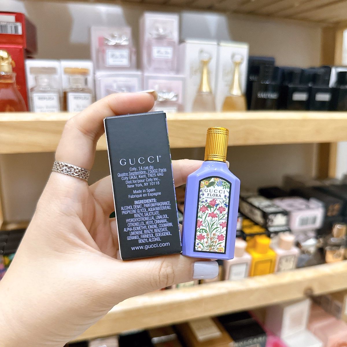 Nước Hoa Mini Gucci Flora Gorgeous Magnolia Edp 5Ml New 2023 - Noem - Ảnh 2