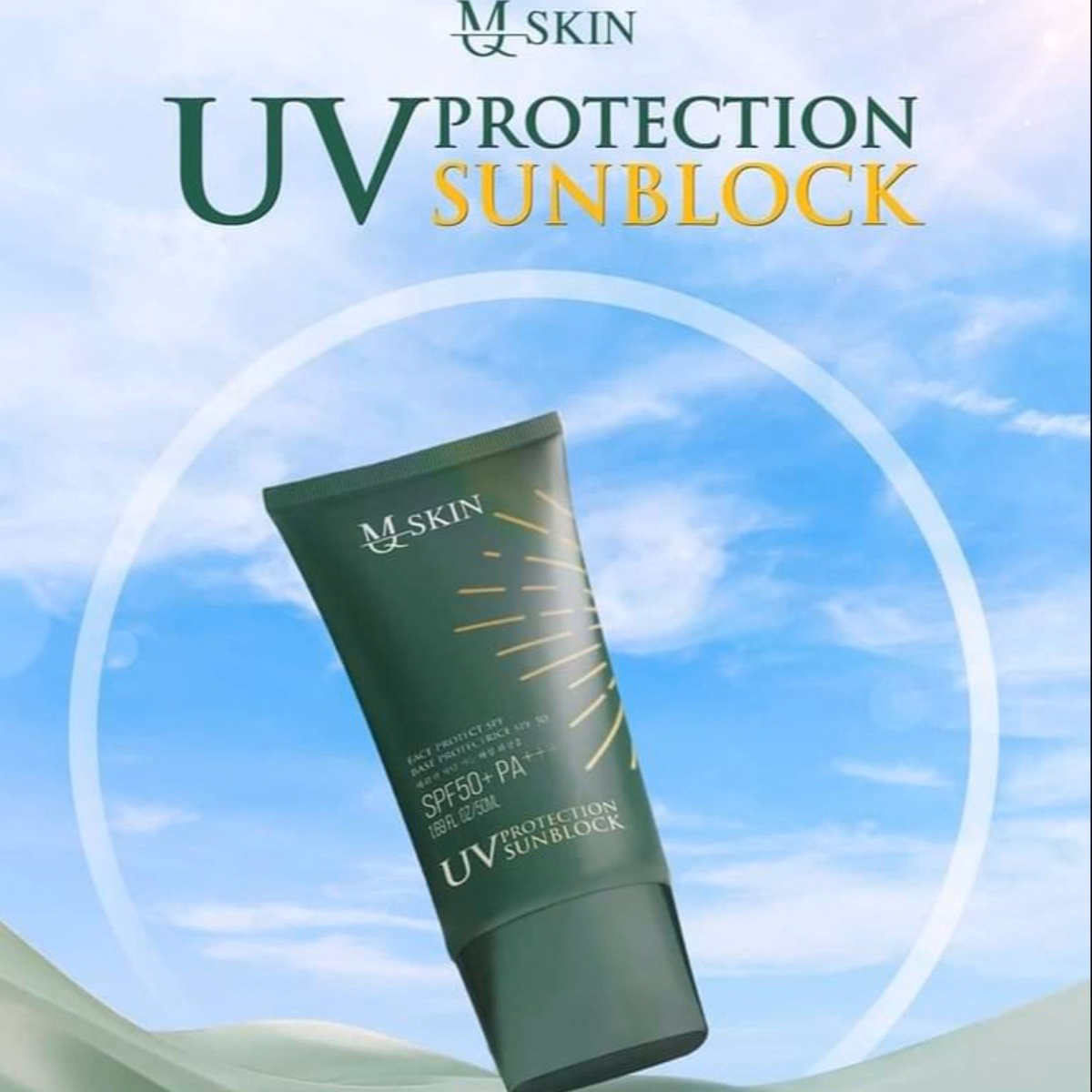 Kem Chống Nắng Mq Skin Spf50+Pa+++ Uv Protection Sunblock - Shop Mẹ Bống