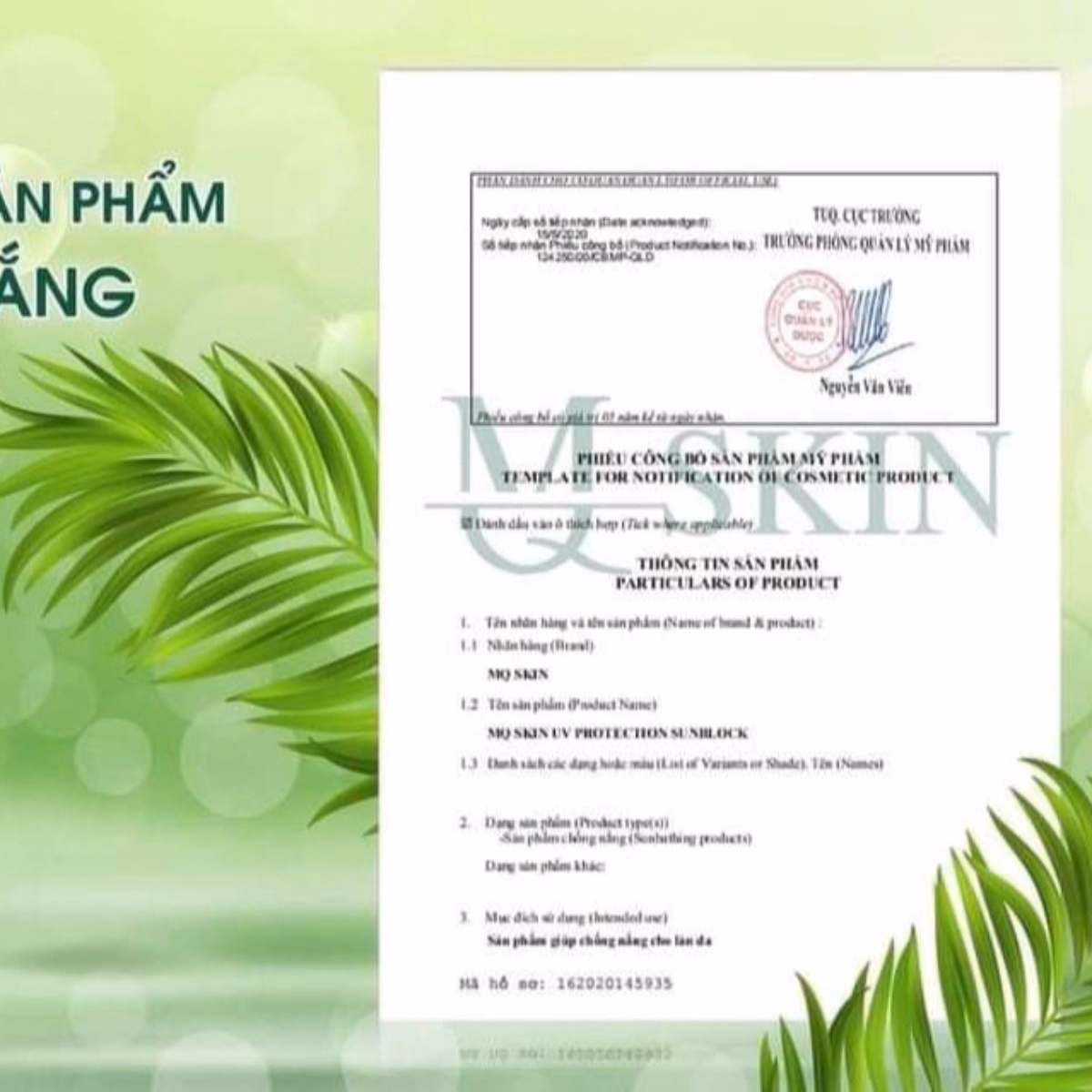 Kem Chống Nắng Mq Skin Spf50+Pa+++ Uv Protection Sunblock - Shop Mẹ Bống - Ảnh 7