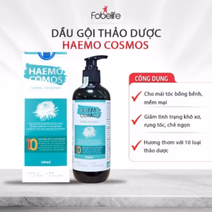 Dầu Gội Thảo Dược Haemo Cosmos 10 Loại Thảo Dược Giúp Tóc Chắc Khỏe Từ Chân, Sạch Gàu, Làm Đen Tóc, Kích Thích Mọc Tóc - Fobelife