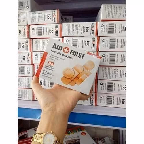 Hộp 100 Băng Keo Cá Nhân Y Tế Aid Plus Ctb483 - Bechip - Ảnh 2