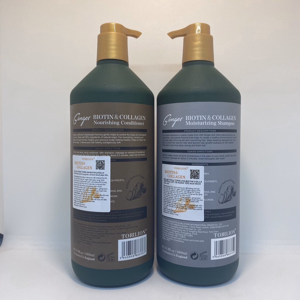 Dầu Gội Xả Gừng Biotin & Collagen Torrlion Dung Tích 1000Ml - Torrlion - Ảnh 6
