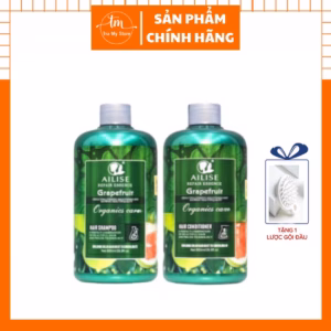 Dầu Gội Xả Phục Hồi Chống Rụng, Kích Mọc Tóc Tinh Chất Bưởi Ailise Grapefruit 850Ml