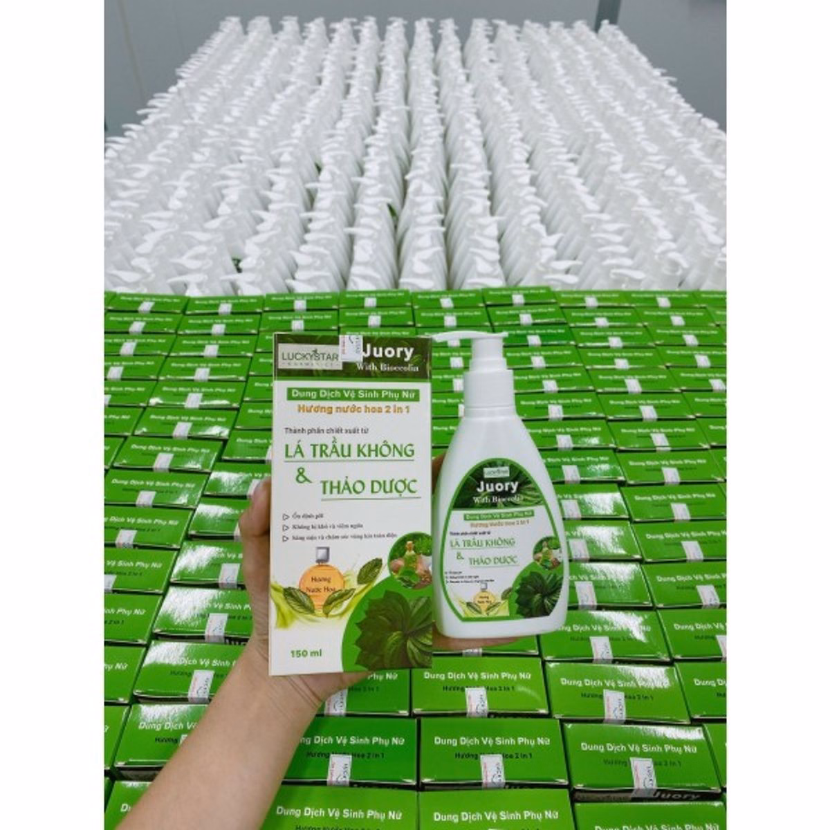 Dung Dịch Vệ Sinh Phụ Nữ Thảo Dược Hương Nước Hoa Juory 150Ml - Lucky Star - Ảnh 5