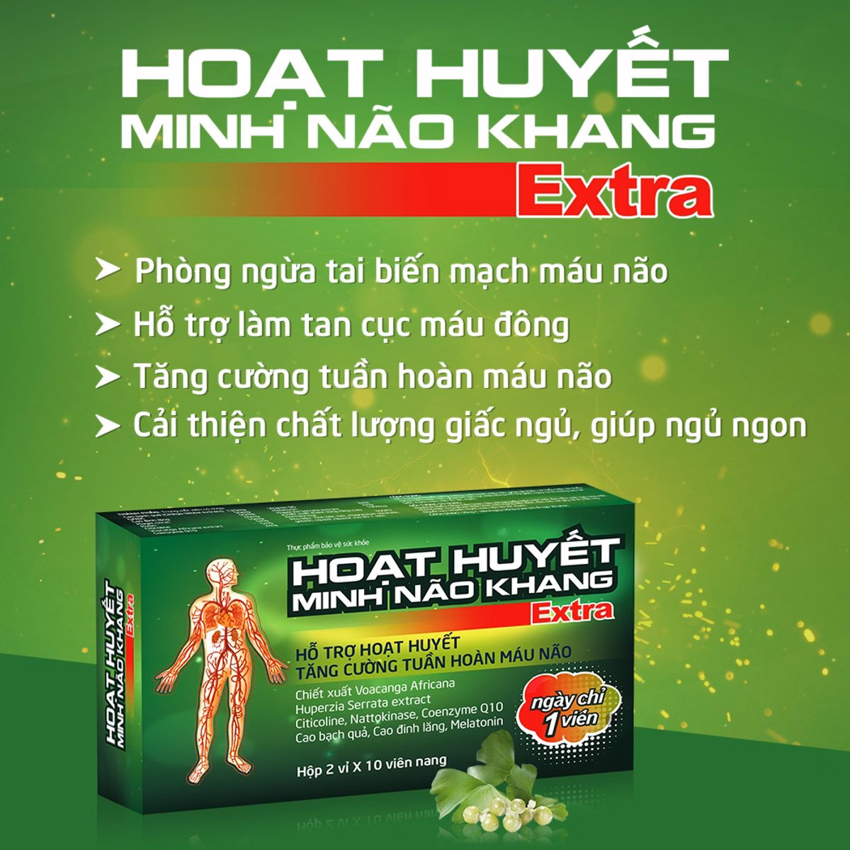 Hoạt Huyết Minh Não Khang Extra - Dân Khang - Ảnh 3