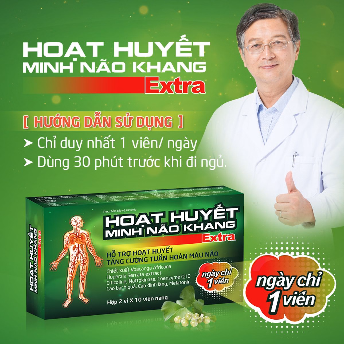 Hoạt Huyết Minh Não Khang Extra - Dân Khang - Ảnh 4