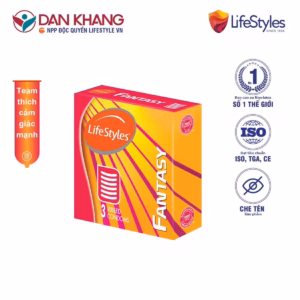 Bao Cao Su Fantasy Có Gân Ngang Ôm Sát Cao Cấp (3 Bao/Hộp) - Lifestyles